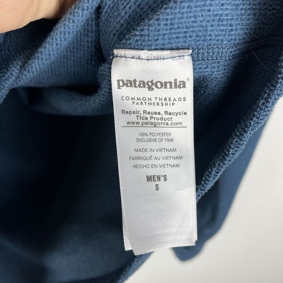 Patagonia Better Sweater 1/4 Zip Fleece Pullover Jacket  Mens S  Blue - Picture 4 of 5